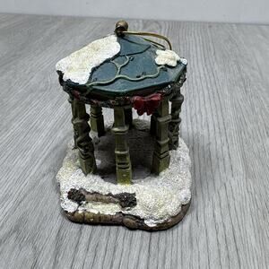 Vintage 1989 Moonlit Village Thomas Kinkade Kurt Adler Christmas Ornament